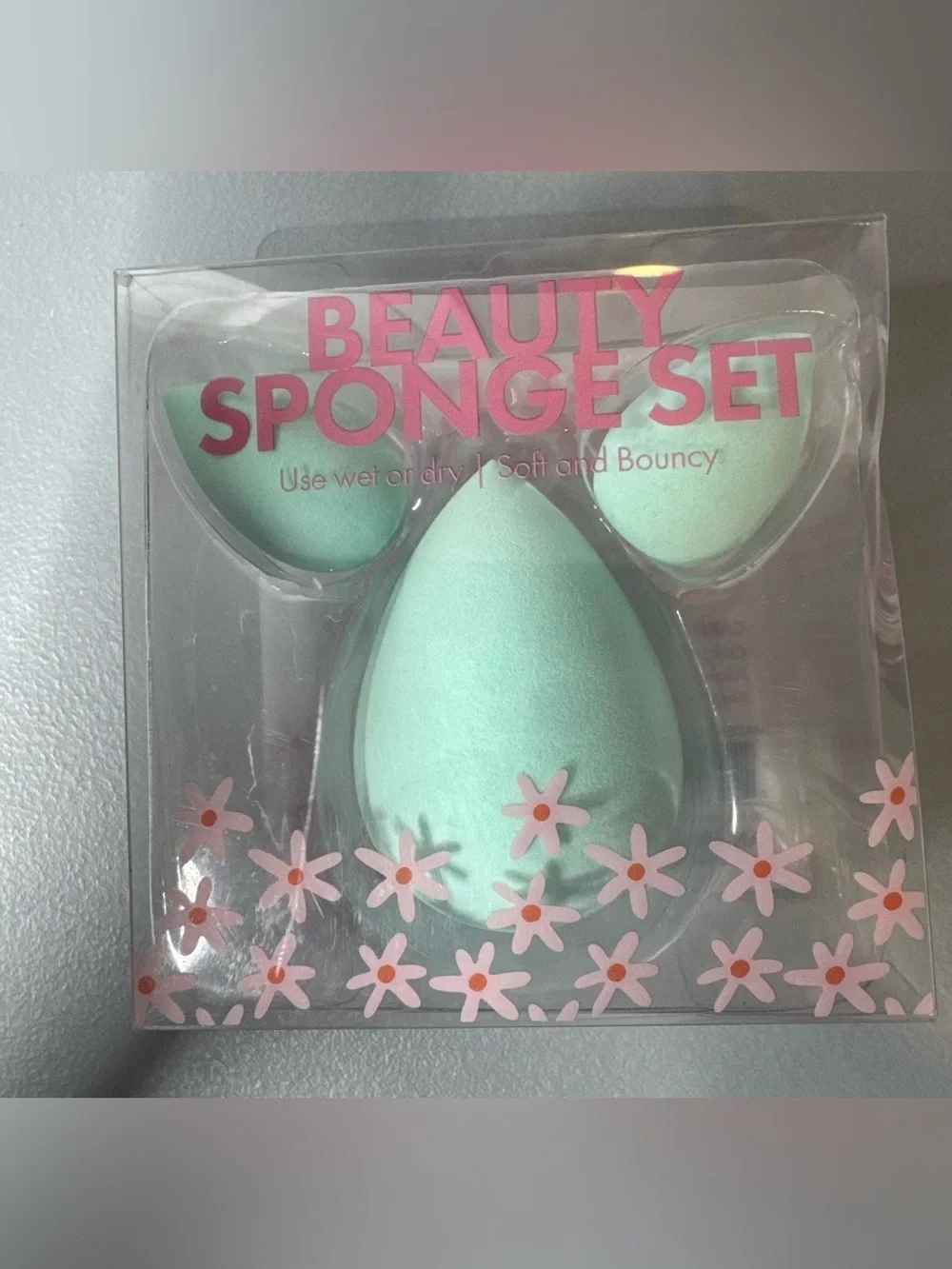 Mint Green Beauty Sponge Set foundation liquid gift set pastel